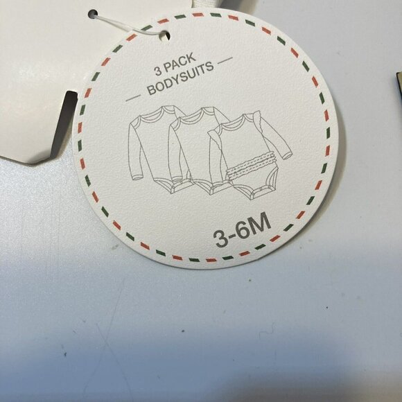 Baby Kiss My First Christmas 3-Piece Cotton Tulle Holly Red One Pieces-3… - Picture 11 of 12